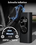 Charger l'image dans la galerie, Compresseur de Pompe à Air de Voiture Sans Fil à Double Puissance 12V 6000mAh