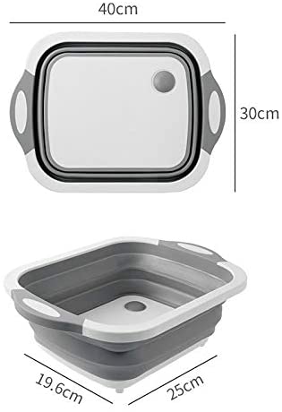 Planche à découper pliante multifonctionnelle pour légumes, fruits et légumes 3 en 1