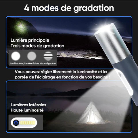 Lampes de Poche Rechargeables LED