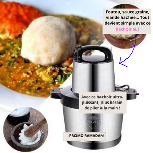 Le NOUVEAU hachoir électrique Passe partout  Hachez, mixez, gagnez du temps :  |6 LITRES