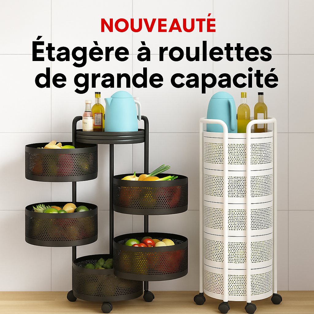 Offre Limitée 🔥 : L’étagère FRUIT ET LEGUMES 5 NIVEAUX