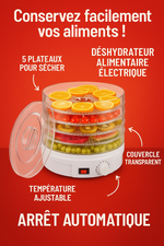 Charger l&#39;image dans la galerie, Déshydrateur Alimentaire Électrique – Préservez Vos Aliments Naturellement !
