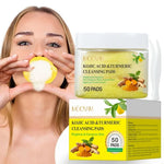 Charger l'image dans la galerie, Lingettes Nettoyantes au Curcuma &amp; Acide Kojique (50 pièces)
