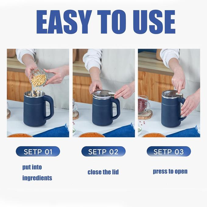 Mixeur Multifonction en Acier Inoxydable - Pour un Broyage Parfait