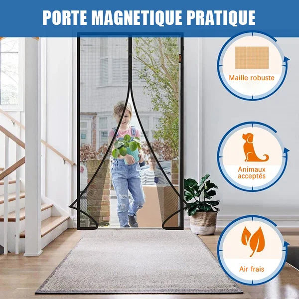 😍Porte moustiquaire magnétique